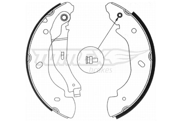 TOMEX BRAKES stabdžių trinkelių komplektas TX 20-94